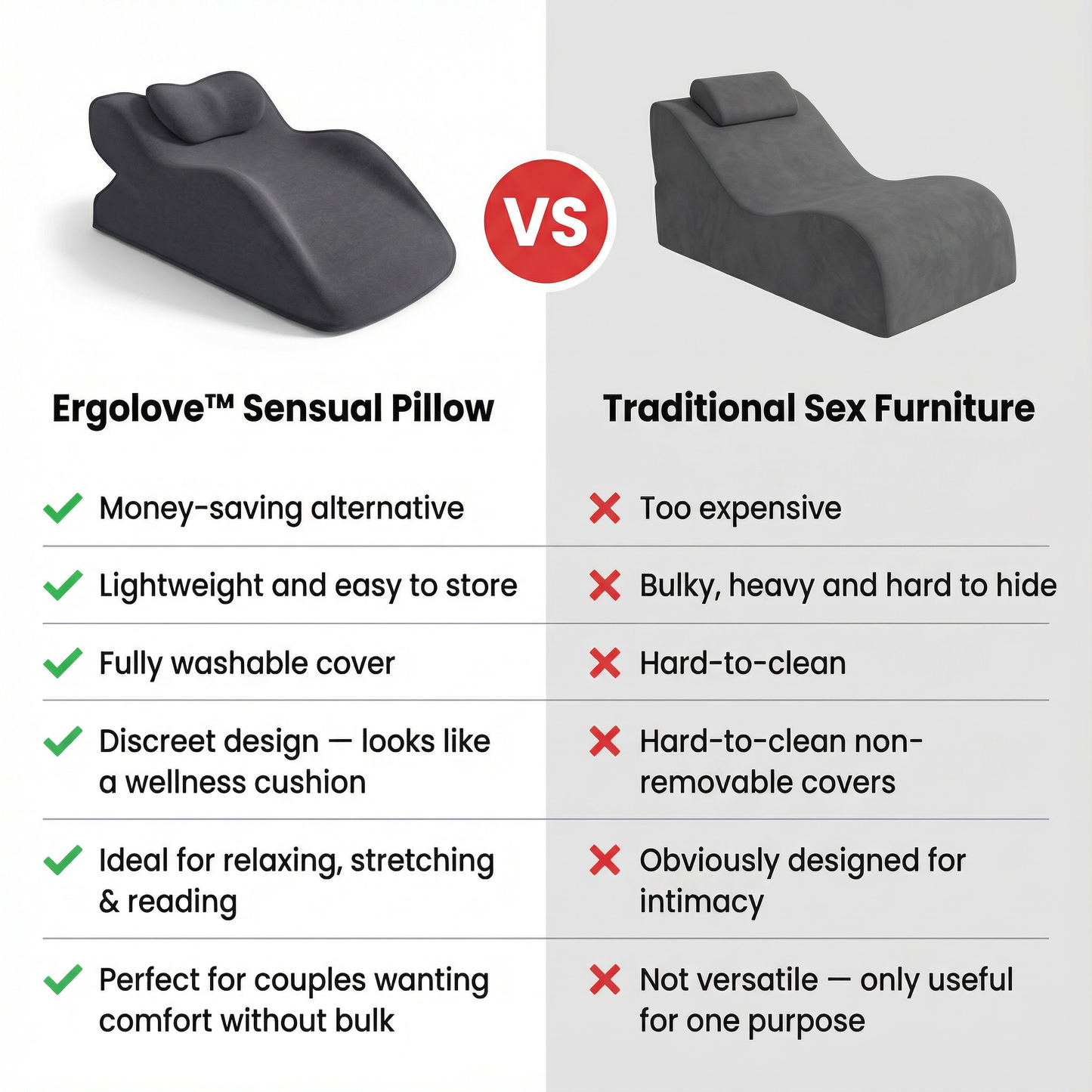 ERGOLOVE™ Sensual Pillow